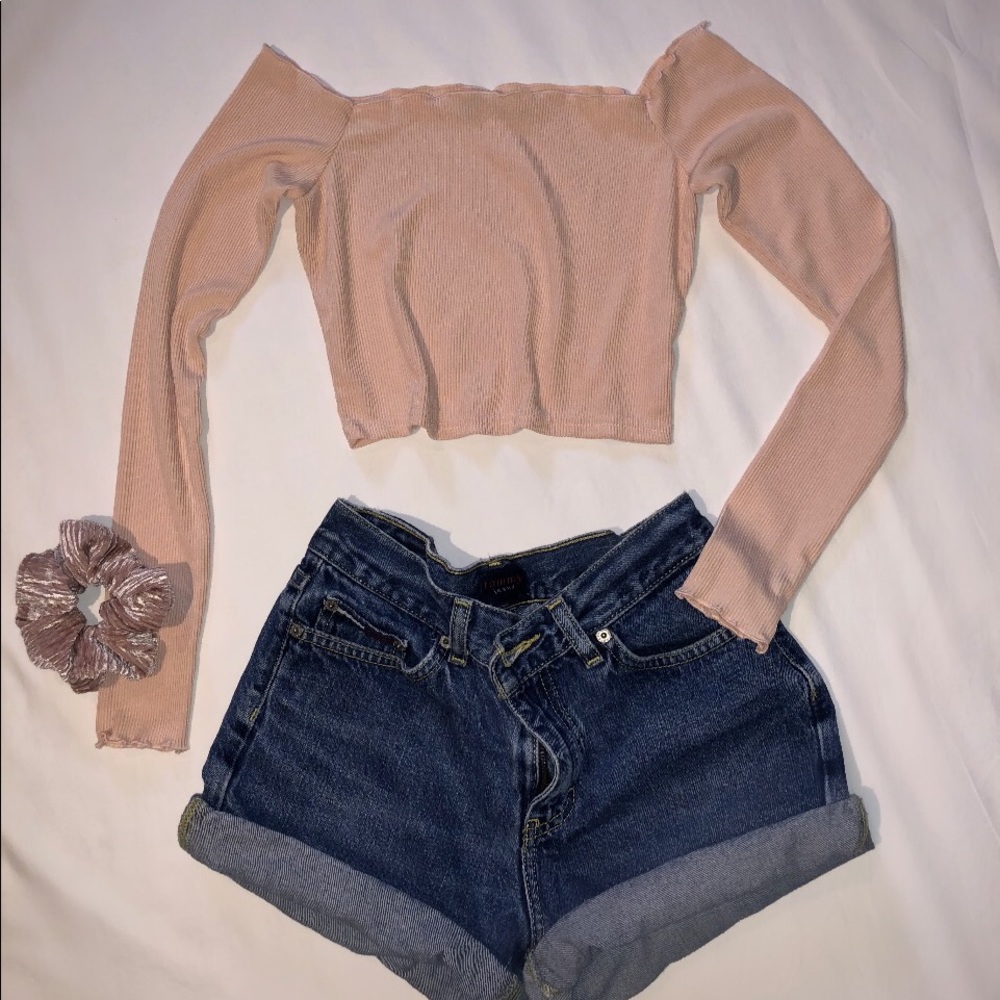 Off The Shoulder Crop Top